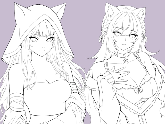 do lineart anime or anything high quality