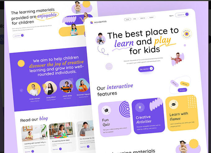 Design a high converting modern landing page ui in figma by Pritam0916 ...