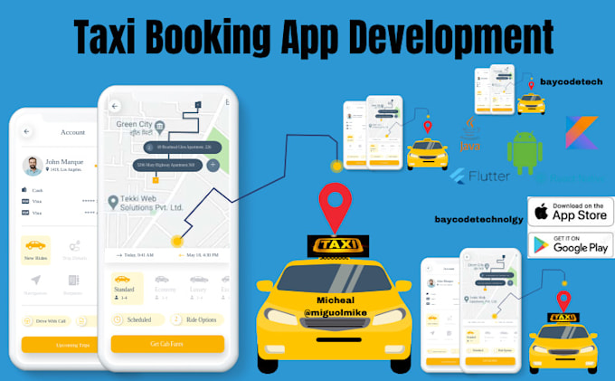 develop taxi booking app uber clone app rideshare app taxi app carpool app turo