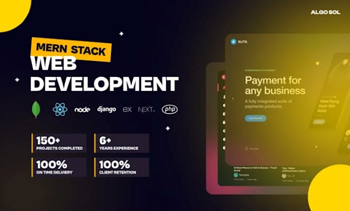 Develop mern stack web app as a mern stack developer, full stack ...