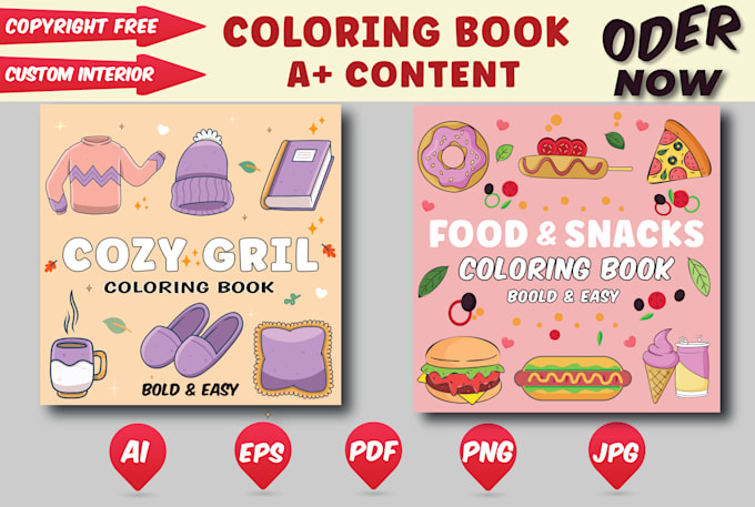 craft bold and easy coloring book for kids and adults