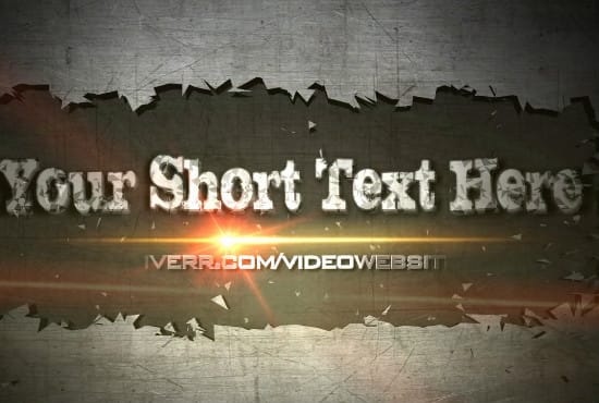 create this Gunshot video Intro