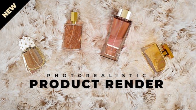 create realistic 3d product renders for ecommerce and ads