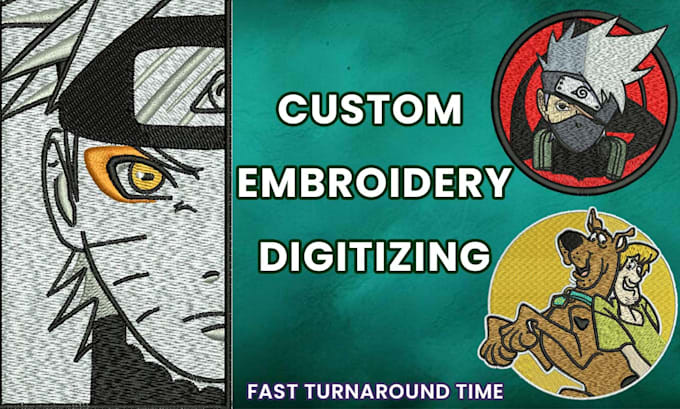 high quality embroidery digitizing service custom designs