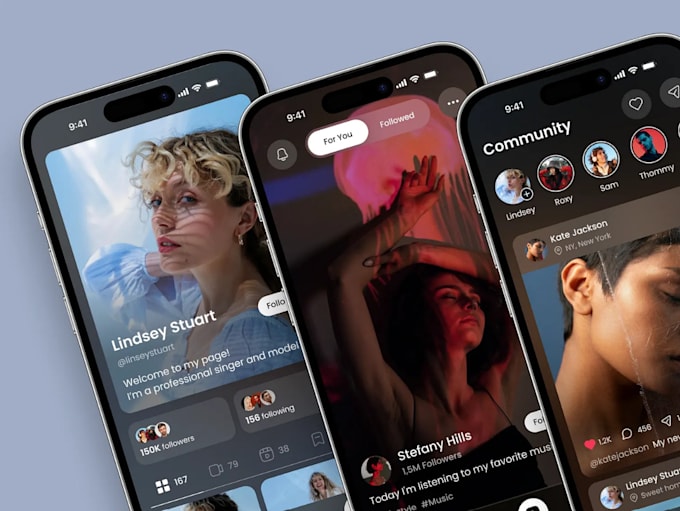 create a full featured social media app like snapchat