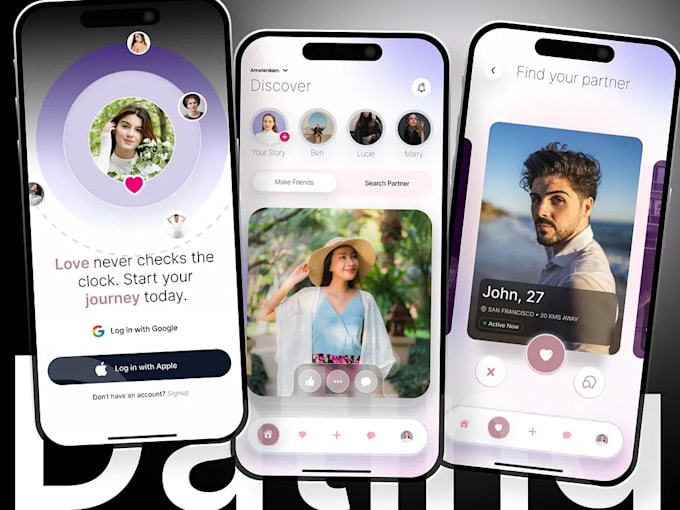 develop custom dating app, dating app, chat app, quickdate app, dating site