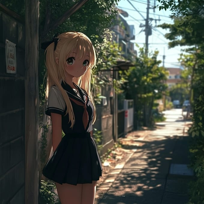 draw anime character illustration