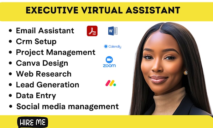 Executive virtual long term creative personal virtual assistant by ...