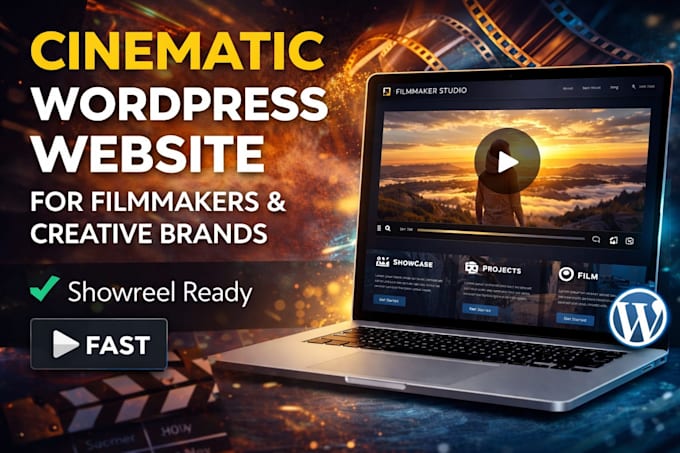 build a cinematic wordpress site for filmmakers and production studios