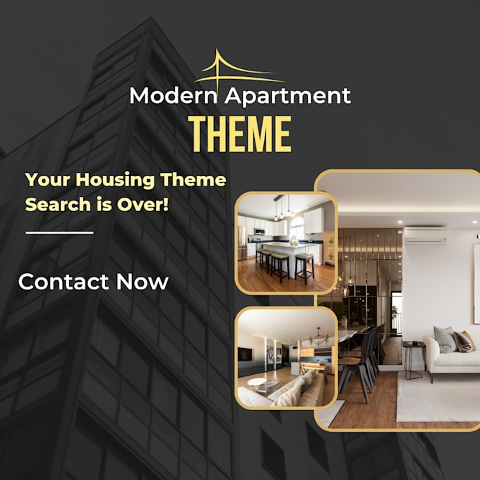 create a custom laravel theme for real estate, villa, or property website