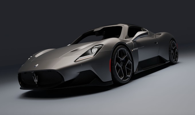 build any kind of 3d automobile,maserati,3df1 f2 sculpt,glb cars model,car rig