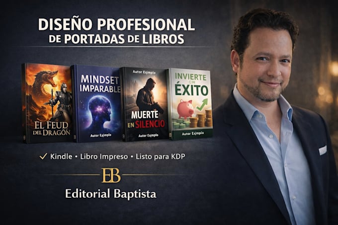 diseñaré una portada profesional para tu ebook o libro en amazon que venda