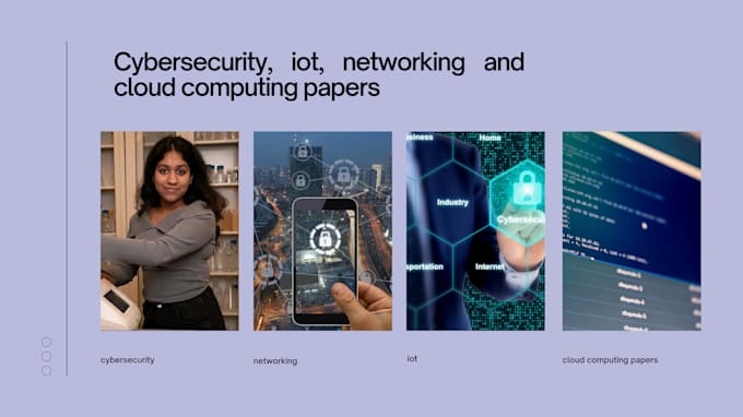 do cybersecurity, iot, networking and cloud computing papers