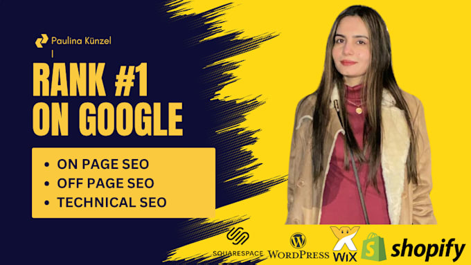 optimize website SEO service for wordpress, wix, shopify, squarespace ranking