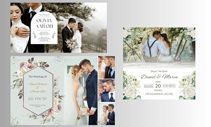 design wedding anniversary  invitation card