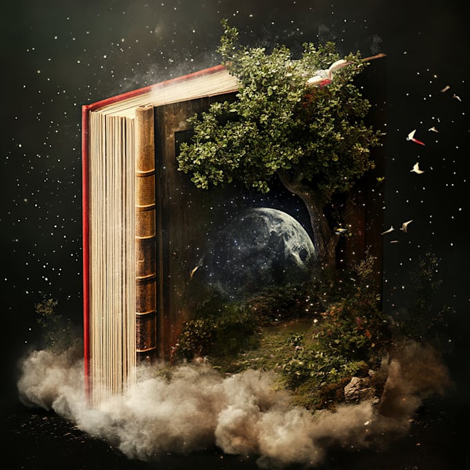 design a book cover and interior layouts