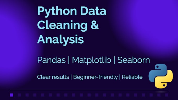 clean and analyze your data using python and pandas