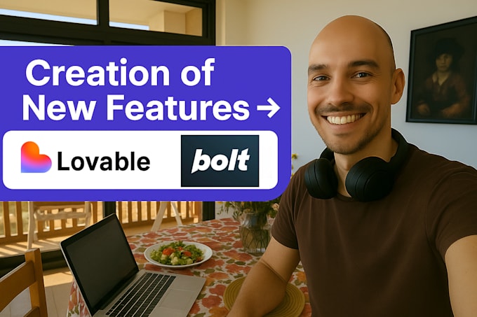 add functionality to your webpage lovable bolt new developer