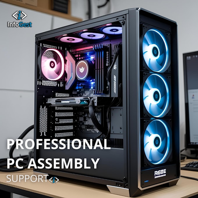 assemble a computer and provide remote technical support