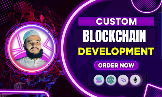 be your blockchain developer for solidity smart contract web3 dapp development