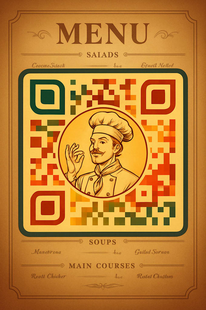 Create a custom qr code menu for your restaurant or cafe by Idk840 | Fiverr