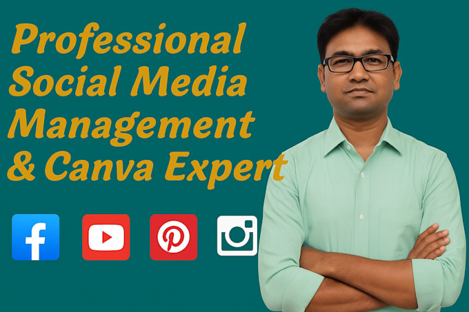 setup your facebook page and design branded canva posts for social media