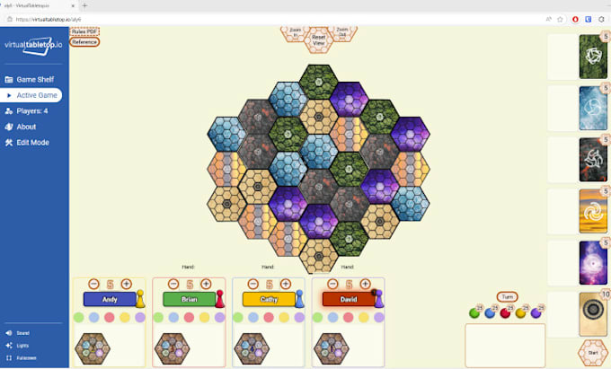 create a playable web version of your board or card game