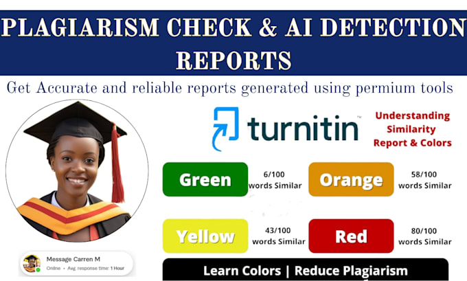 provide premium plagiarism and ai detection report for students