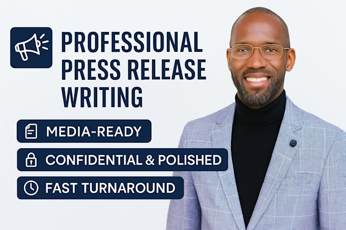 write a powerful and professional press release or media statement