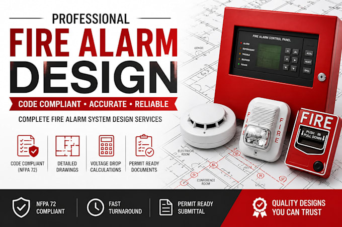 design permit ready fire alarm drawings nfpa 72 ahj approved