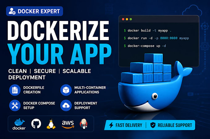 dockerize and deploy your web application using docker