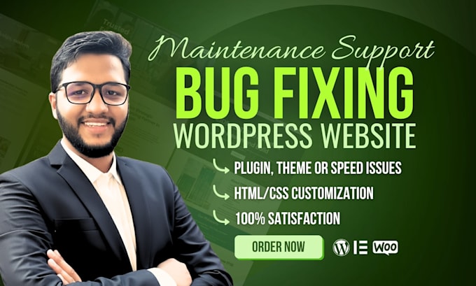 fix wordpress critical error, hacked site, malware, or any wordpress bug