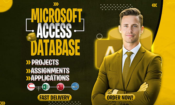 develop ms access database assignments and projects