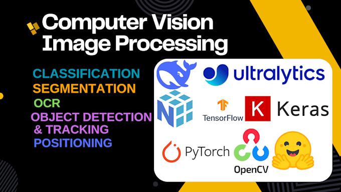 do computer vision, ocr, segmentation, object detection, and tracking