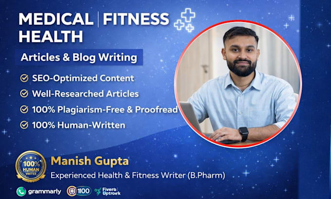 create pharmacist written health blogs that rank on google