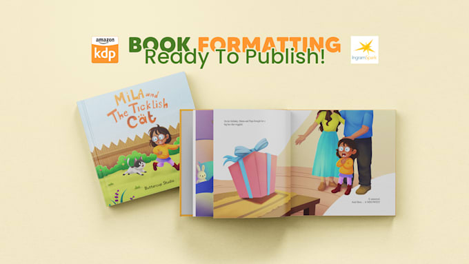 do children book formatting for amazon KDP