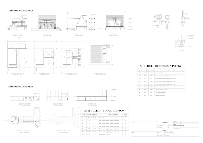 create detailed architectural floor plans and 3d bim using autodesk revit