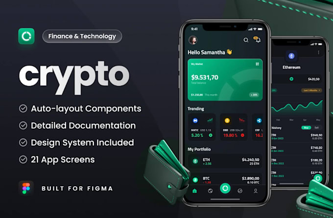 Develop crypto wallet app payment app stock trading app neobank app ...
