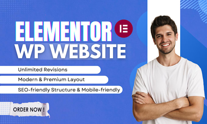 build elementor wordpress blog, wp blog design, modern layout in 72h