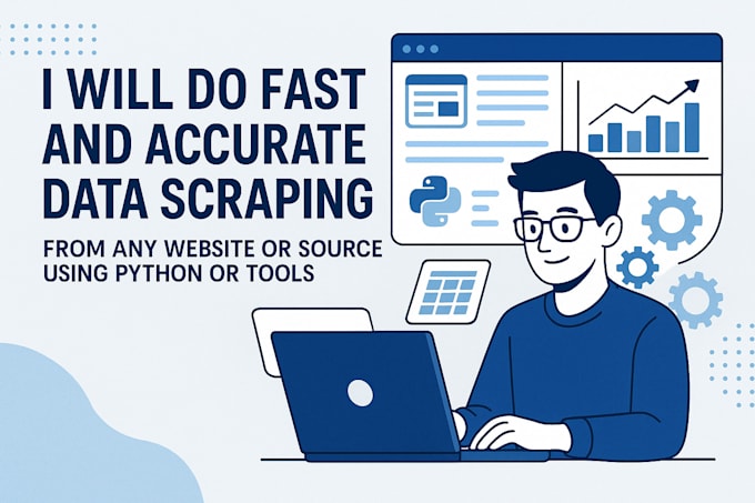 do fast and accurate data scraping from any website or source using python