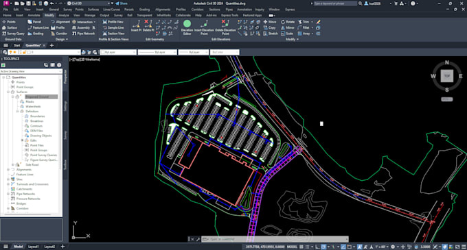design roads in autocad civil 3d