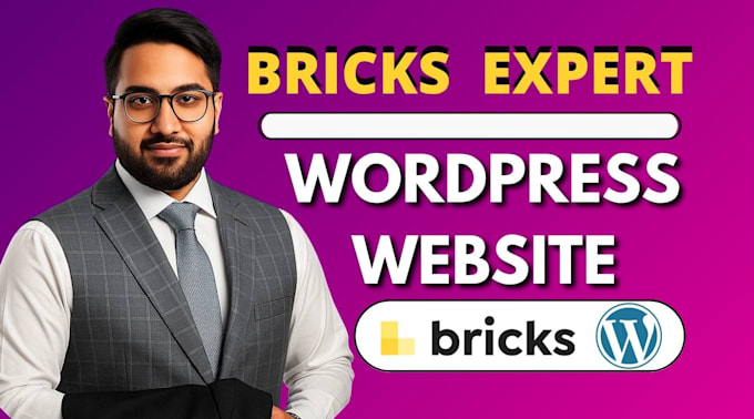 design wordpress website using bricks builder