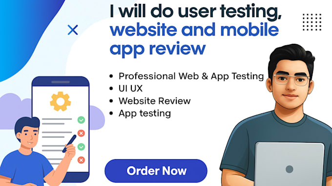 Test and review your app or website with ui ux functionality by John ...