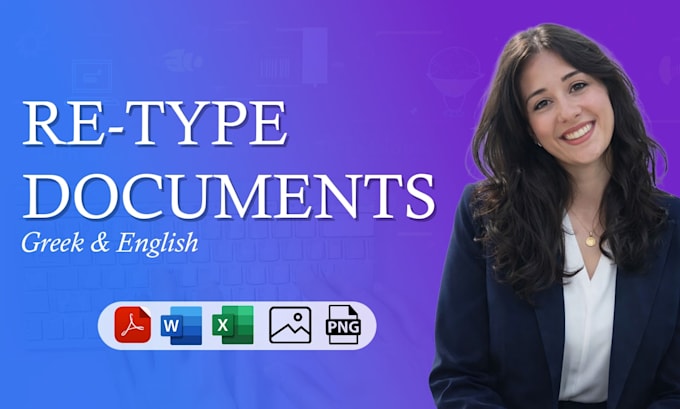 retype and professionally format your documents, pdfs, and handwritten notes