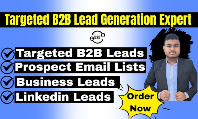 do b2b lead generation targeted email list