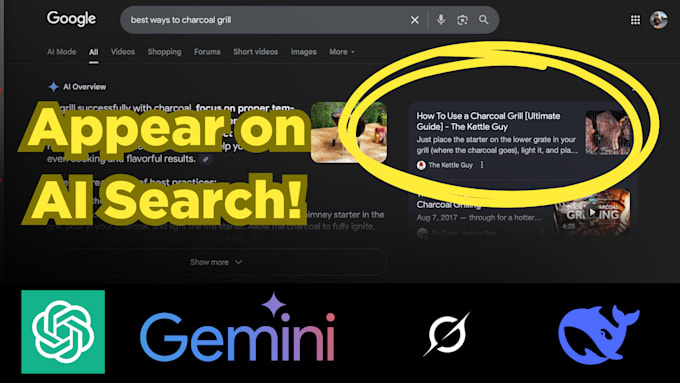 help your business appear on chatgpt , gemini, other ai