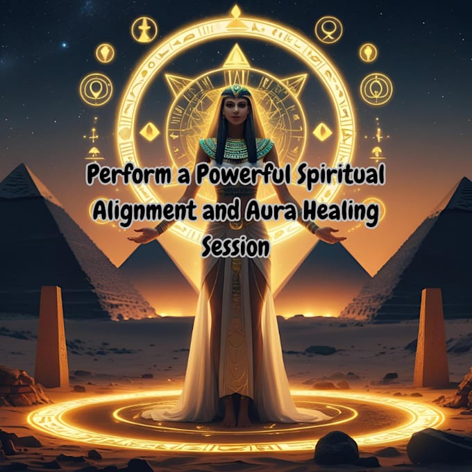 perform a powerful spiritual alignment and aura healing session