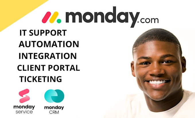 build powerful monday service crm ticketing system client portal