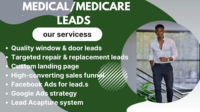 generate medical leads home care  medicare lead health fitness via facebook ads
