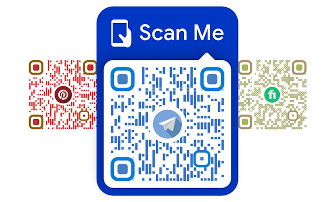 design professional qr code logo, dynamic qr code in 1 hour